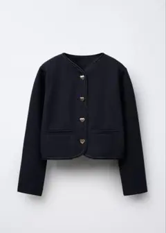 ZARA ハート ジャケット
