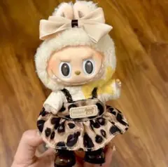 新品　lububu ラブブ　服　着せ替え　レオパード柄　豹柄　秋服　ワンピ