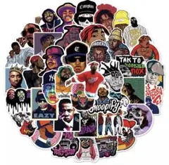 ヒップホップ ステッカー 50枚 Hiphop ステッカー　ボム