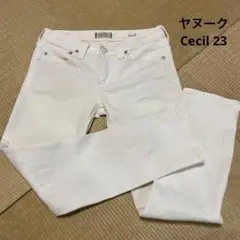 ヤヌーク　YANUK Cecil 23 ホワイトジーンズ