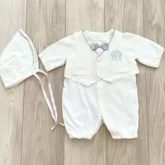 【美品】赤ちゃん本舗 ロンパース フォーマル セレモニー 男の子 新生児