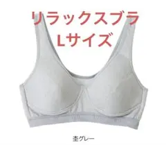 B.V.D. ノンワイヤー リラックスブラLサイズ グレー