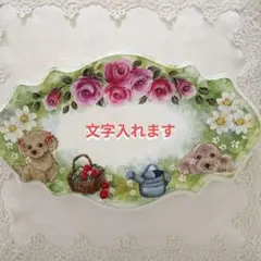 トールペイント作品♡花のウエルカムボード