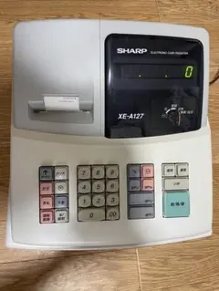 SHARP シャープ 電子レジスター XE-A127-A Amazon | シャープ 電子レジスター XE-A127-H（グレー） XE-A127