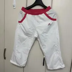 adidas clima lite ハーフパンツ ホワイト/レッド