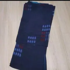 リメイク用 秋冬着物 紫紺 裏地緑