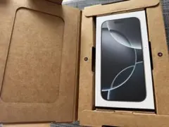 新品未開封iPhone16pro256GBブラックチタニウムSIMフリー