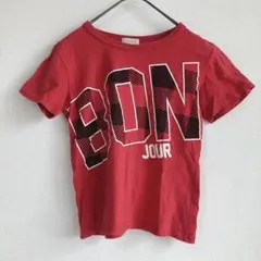 HUSHUSH Tシャツ　130 キッズ　赤