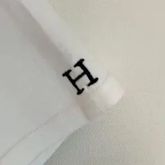【未使用ほぼ新品に近い★人気定番】ハリウッドランチマーケットH刺繍TシャツHRM