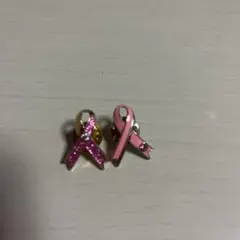 ピンクリボンピンバッジ
