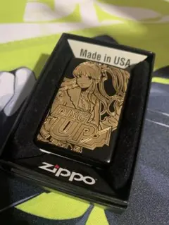 zippo ディスクアップ シンディ 両面ゴールド刻印 希少モデル 2021年製