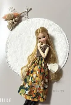 22cmドール服 ブラウンカラー♡コーデ2点セット