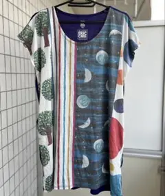 グラニフ ERIC CARLE Tシャツワンピース　チュニック　エリックカール
