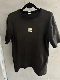 黒 Tシャツ フロントロゴ バックアート