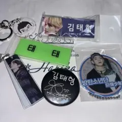 BTS  名札　バッチ　テテ　テヒョン　V BTS V テテ キムテヒョン 名札 アクセサリーバッジ ライブグッズ