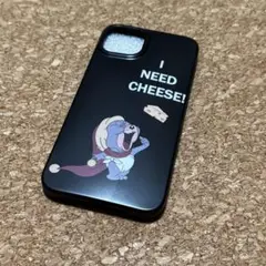 ★未使用品★iPhone13 ケース　ブラック　背面保護　黒色　アニメ　可愛い