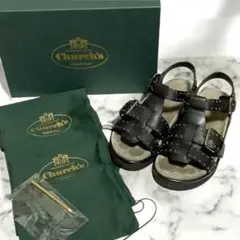 美品　チャーチ　Church's　BRITNEY MET　スタッズサンダル　37