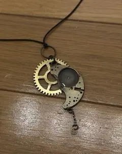 時計 歯車 ネックレス スチームパンク