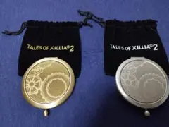 Tales of Xillia 2 ユリウス　懐中時計型ミラー　シルバー　非売品 Tales of Xillia 2 ユリウス 懐中時計型ミラー シルバー 非売品