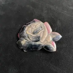 七宝焼きブローチ　薔薇　ヴィンテージ