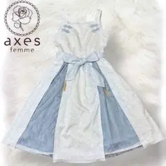 新品 axes femme チャイナジャガードジャンスカ ワンピース　姫系