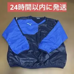 PUMA ピステ ウィンドブレーカー 120サイズ 黒/青
