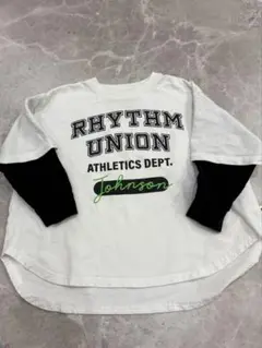 RHYTHM UNION 120cm レイヤード ロングスリーブTシャツ