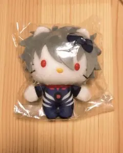 エヴァンゲリオン　ハローキティ　渚カヲル　マスコット　ぬいぐるみ エヴァンゲリオン ハローキティ 渚カヲル マスコット ぬいぐるみ