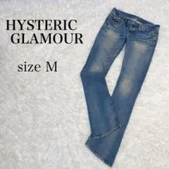 ヒステリックグラマー◎ダメージ加工 スタッズ イレヘム ストレッチデニムパンツM
