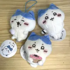 ちいかわ　ハチワレだらけマスコット　全3種　コンプリート　プライズ　新品未使用