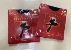 【新品】カネボウexcellenceタイツM-L ピュアブラック 110デニール