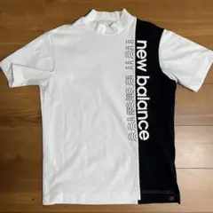 new balance スポーツシャツ ホワイト/ブラック　サイズ4
