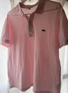 LACOSTE SLIM FIT サイズ6 US XL ピンク　ポロシャツ