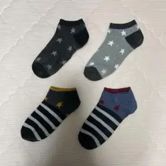 タイムセール　キッズ靴下セット 星柄 ストライプ 約20cm