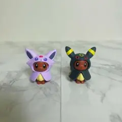 イーブイフィギュアコレクション〜ポンチョシリーズ〜　エーフィ、ブラッキー