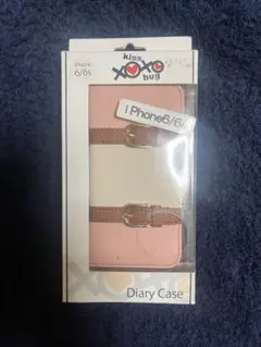 iPhone 6/6s ダイアリーケース ピンク