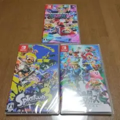 全て新品 マリオカート8 スプラトゥーン3 スマッシュブラザーズ switch