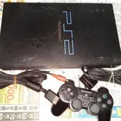 PS2 SCPH-39000 本体、コントローラー、映像ケーブル