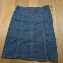 デニムスカート　L寸　クラシックアンティエ