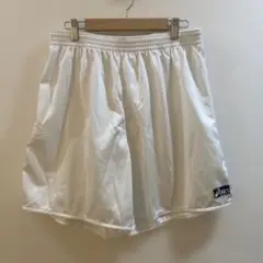 K1094 アシックス ハーフパンツ サッカー ホワイト メンズ O