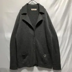 80s ビンテージ クリスチャンディオール カシミア100% ニット ジャケット