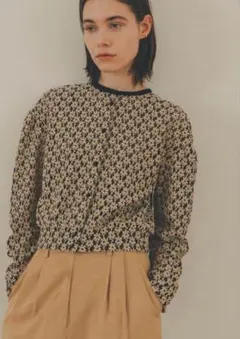 CLANE 3D FLOWER LACE CARDIGAN size2