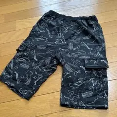 ベルメゾン×スターウォーズハーフパンツ150サイズ　ブラック