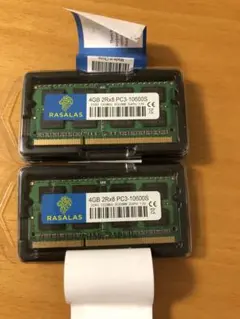 パソコン　メモリー　RASALAS 4GB 2R×8 PC3-10600S