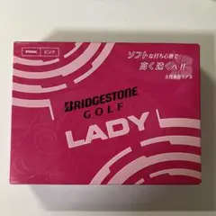 新品未開封　ブリジストンゴルフ LADY 1ダース　ゴルフボール ピンク 12個