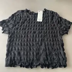 【タグあり新品】シャーリングTシャツ Lサイズ