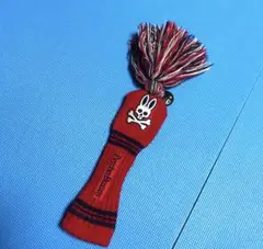 サイコバニー ☆UT用ヘッドカバー☆レッド☆ドクロ刺繍