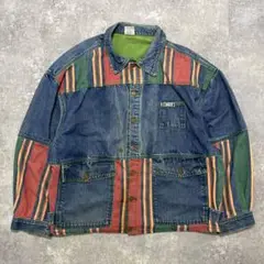 90s USA製 CROSS COLOURS クロスカラーズ コーチ ジャケット 90s USA製 CROSS COLOURS クロスカラーズ コーチ ジャケット