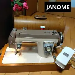 JANOME ミシン 収納ケース付き　HL2−365型　アンティークミシン