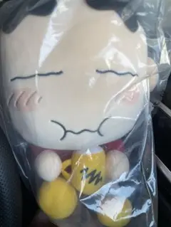 クレヨンしんちゃん　一番くじ　A賞　ぬいぐるみ　H賞ボックスステッカー3個